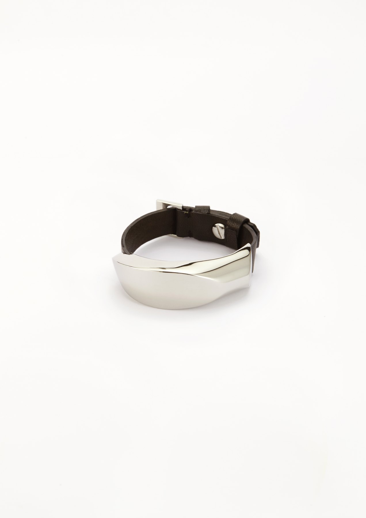 xenia bous jewellery golden stone 18 Wrap Cuff gold silver nappa leather