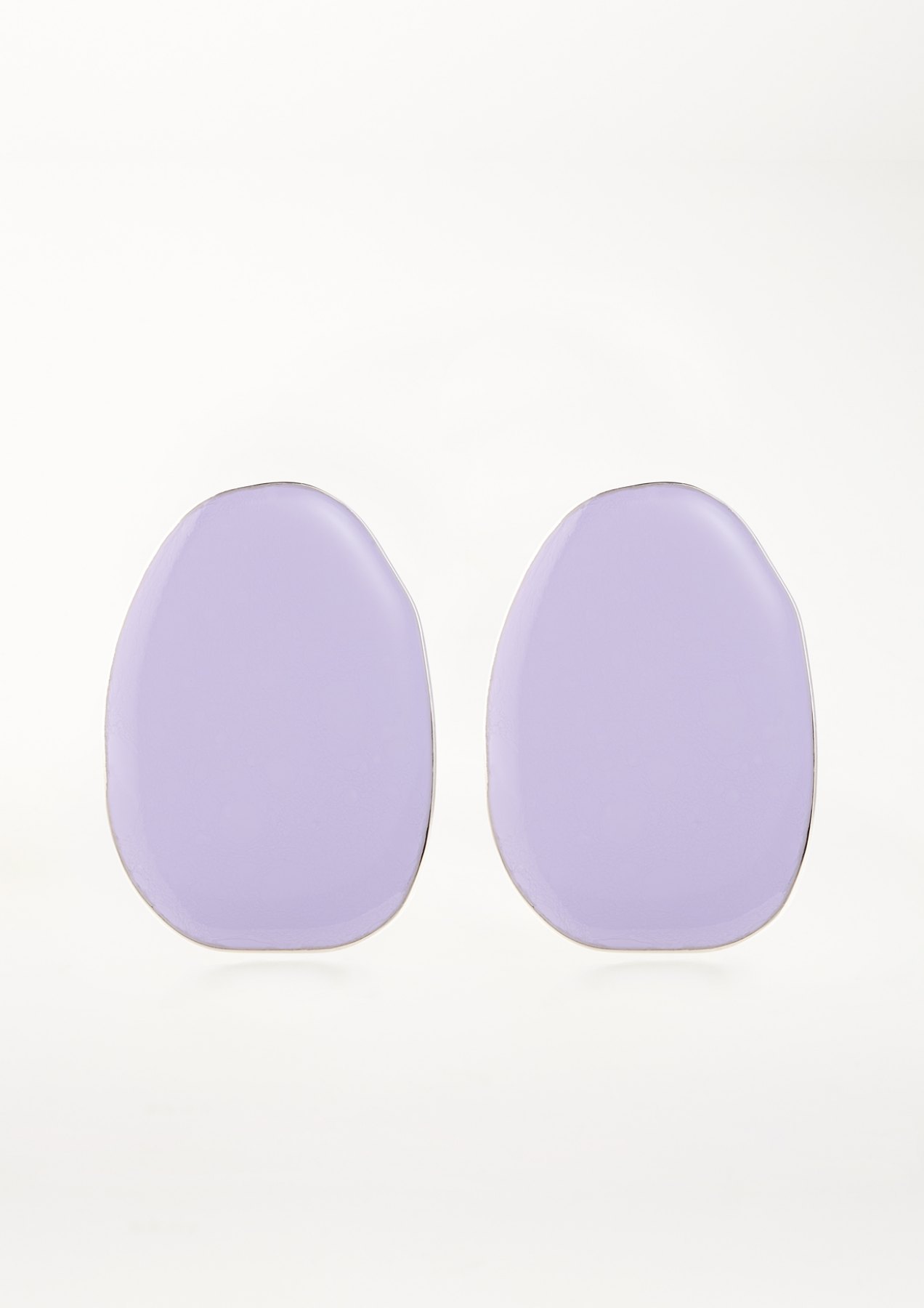 xenia bous jewellery coloured stone 01 earrings flieder lilac